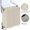 170L Double Laundry Hamper with Lid and Removable Bags, Laundry Basket 2 Section, Double Hampers for Laundry, Large Divided Hamper, Dual Laundry Hamper 2 Section with Handles
